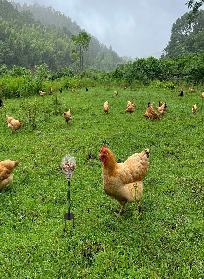 Oooct 2 Pack Chicken Peck Toy - Chicken Enrichment Toys with Swing Feeder & Slow Feeder for Hens, Ducks, Parrots - Image 3