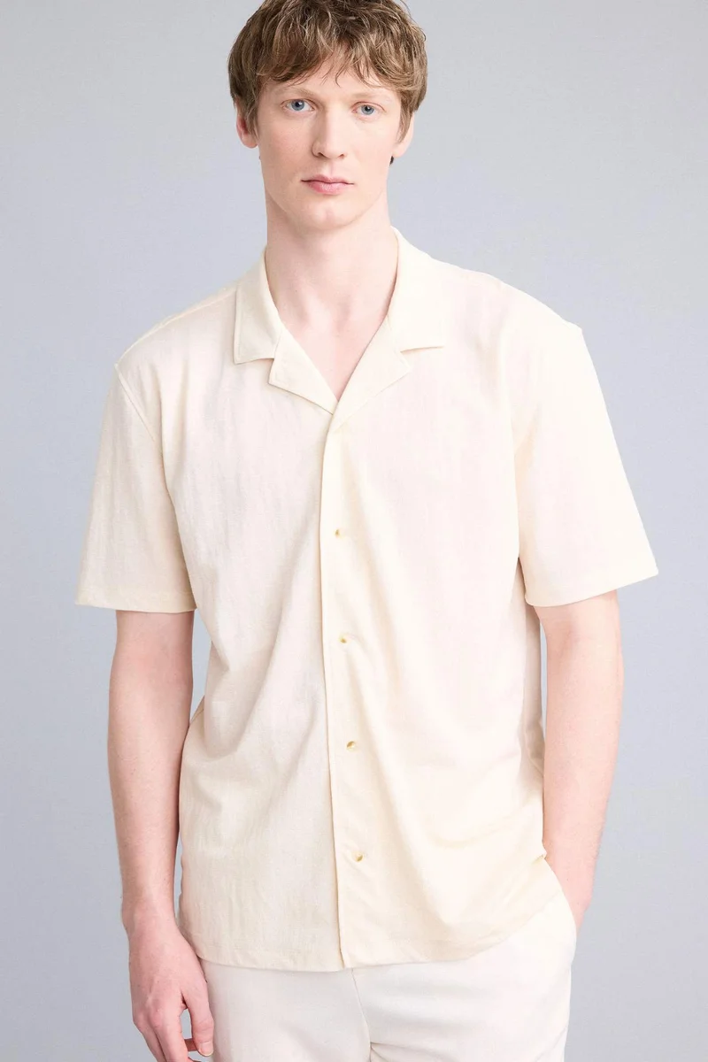 ديفاكتو Regular Fit Jersey Polo Shirt
