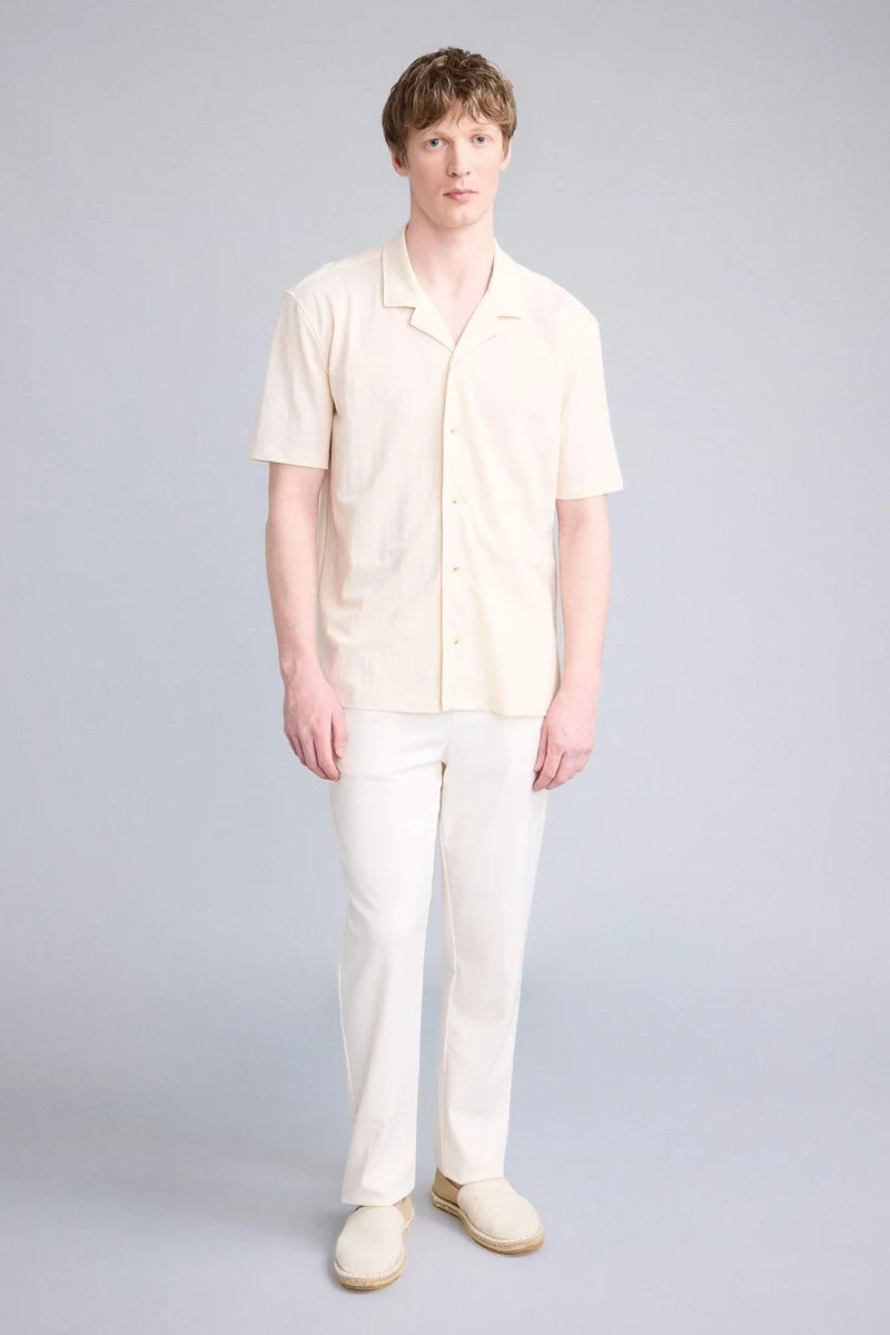ديفاكتو Regular Fit Jersey Polo Shirt