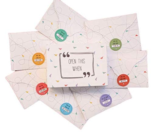 Oye Happy - Open This When Letters - 6 Unique Cards for Boyfriend/Girlfriend/Husband/Wife/Fiance to Gift on Birthday/Anniversary - Image 1