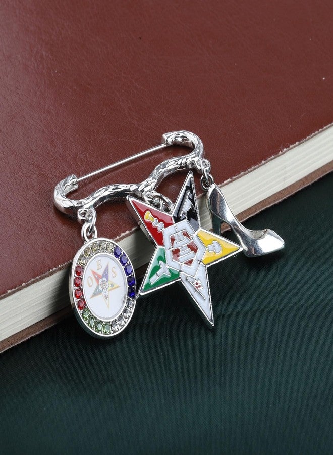PLITI OES Brooch Pin OES Sorority Gifts Sorority Sisterhood Gift Sorority Sister Gift For Women (star brooch) - Image 5