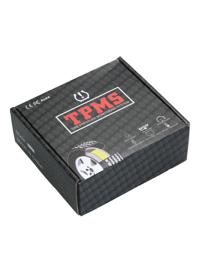 Loquat 5-Piece Solar Wireless Car Tire Pressure Monitoring System And External Sensor Set - Image 4