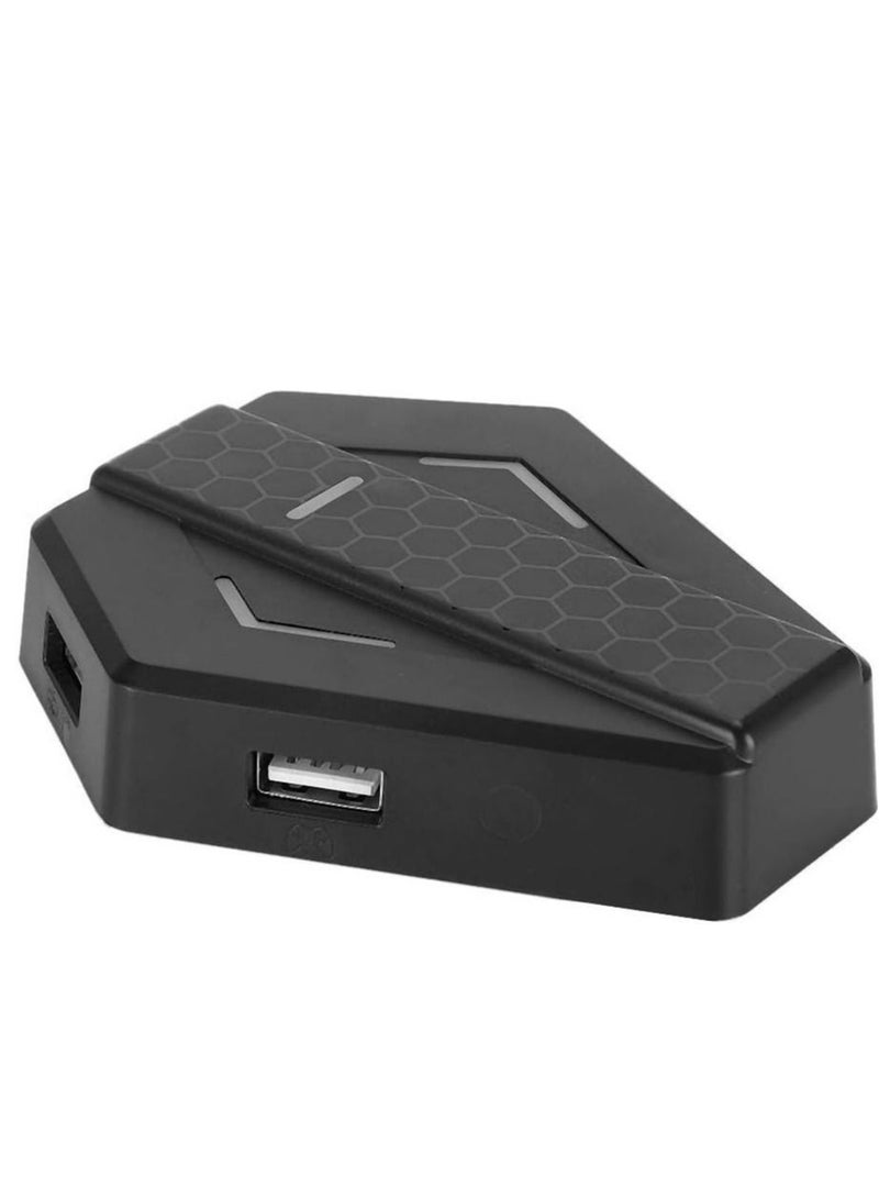 Captaintech USB Keyboard and Mouse Adapter Converter for X-360/X-1/for PS3/for PS4/for N-Switch Game Console Gamepad(Black) - Image 1