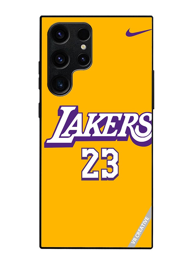 Protective Case Cover For Samsung Galaxy S25 Ultra Lakers 23 Design Multicolour
