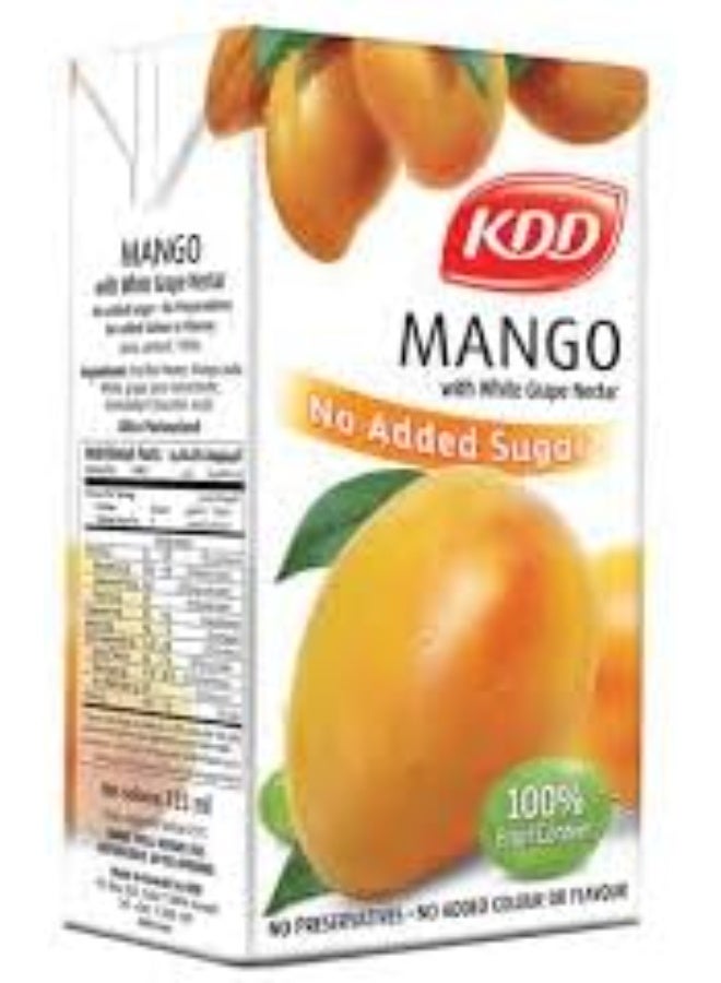 عصير فواكه كي دي دي – مزيج المانجو والعنب | مشروب عصير منعش بنكهة فواكه لذيذة وطبيعي عبوه واحده ة - Image 2