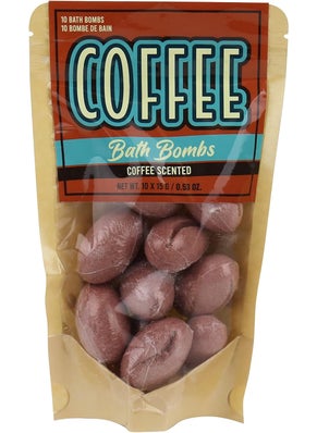 Gift Republic Coffee Bath Bombs 10Pack Coffee Scent 150 Grams