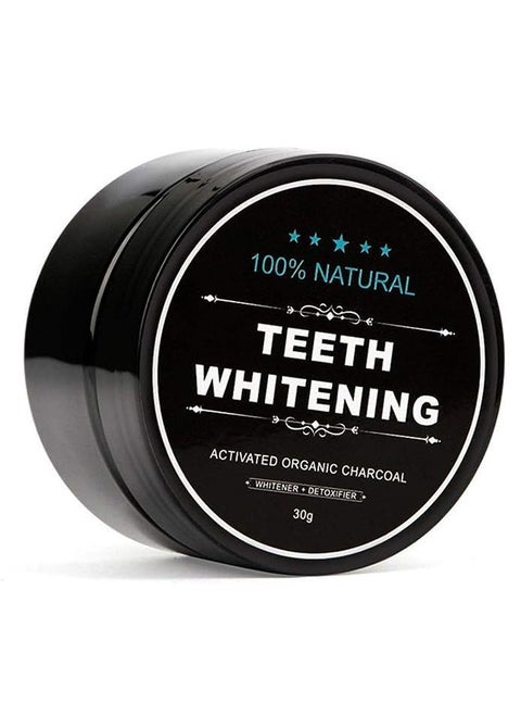 Natural Activated Organic Charcoal Teeth Whitening Powder Black 30grams