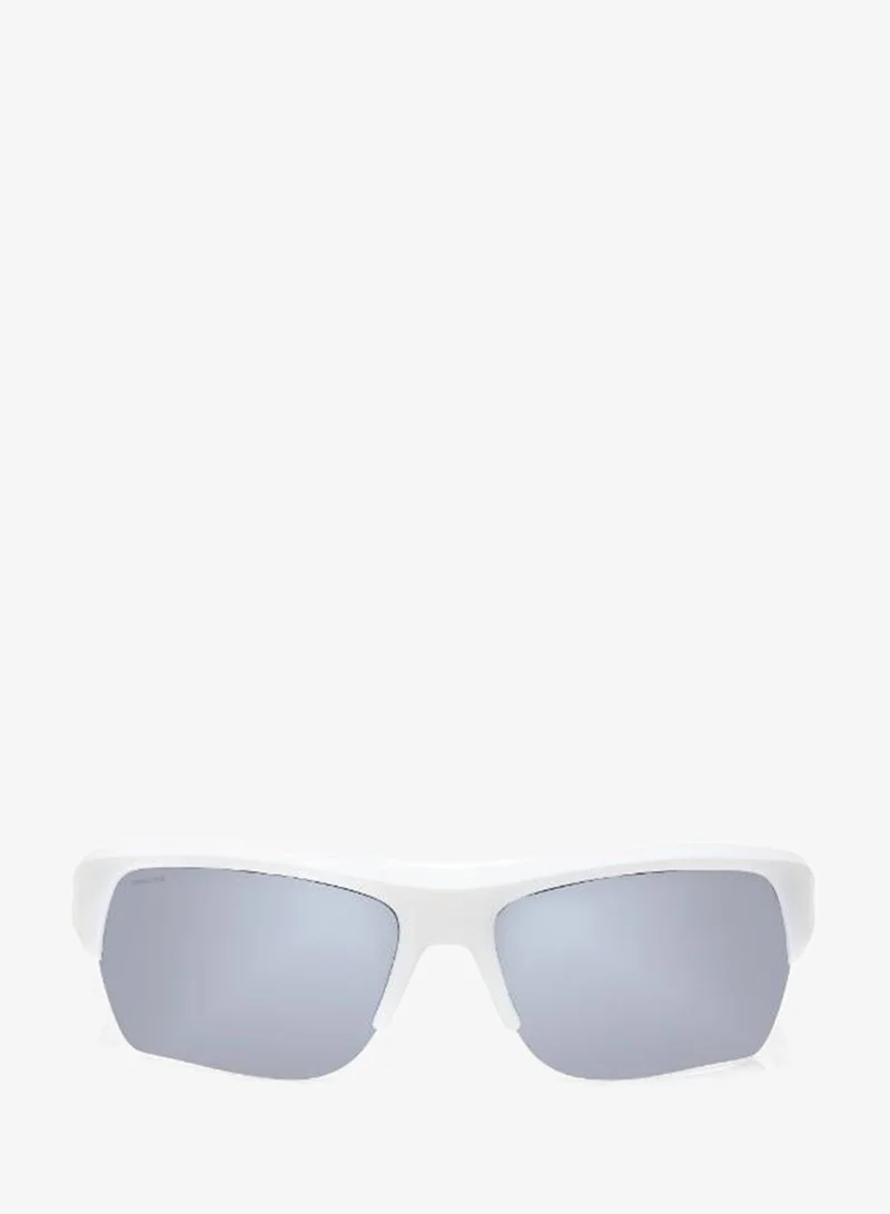 fastrack Polarized Sunglasses White Frame Smoke Mirror Lens 72mm  - P544GY4PV