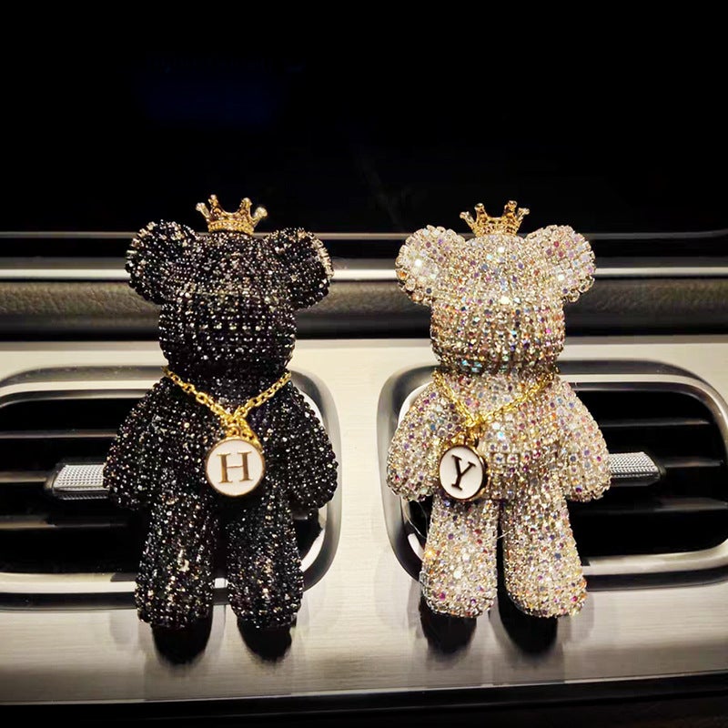 Car Perfume Car Air Conditioning Outlet Aromatherapy Light Fragrance Manufacturers Violent Bear Car Interior Decoration Ornaments - Image 5