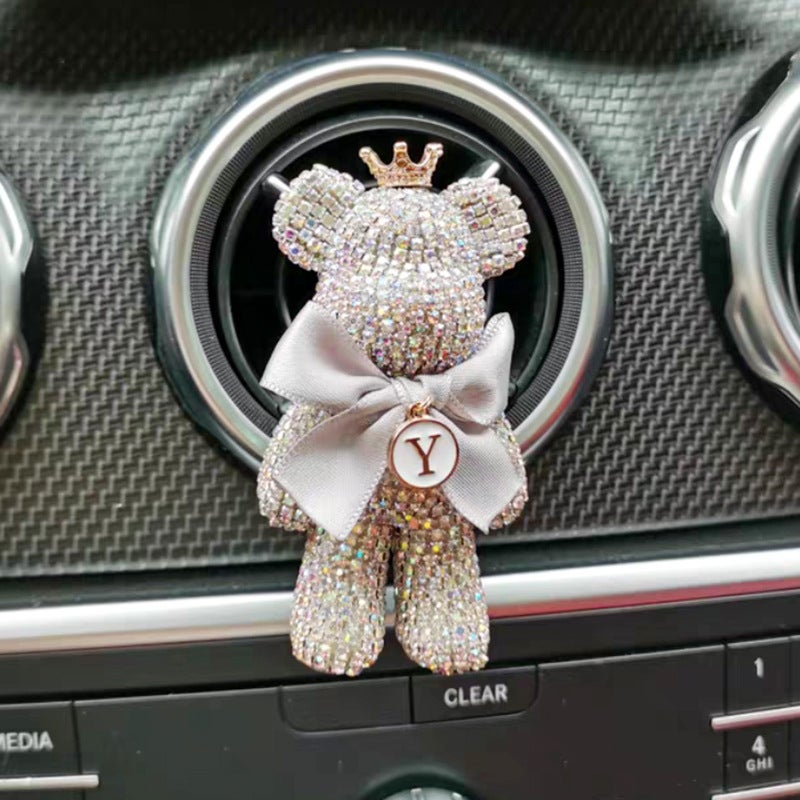 Car Perfume Car Air Conditioning Outlet Aromatherapy Light Fragrance Manufacturers Violent Bear Car Interior Decoration Ornaments - Image 1