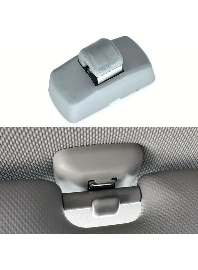 Gray Car Sun Visor Buckle Pair for Volkswagen Golf Visor Hook Clip - Image 5