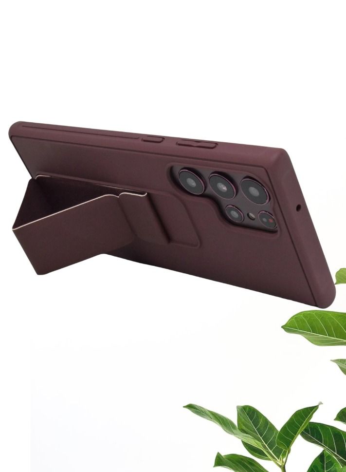 BORTONY Galaxy S23 Ultra Case Fully Covered With Finger Grip Stand Holder Anti Slip Shockproof Protective Case Cover For Samsung Galaxy S23 Ultra 5G - Image 4