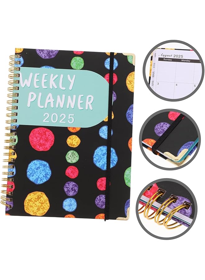 erorex 2025 Planner Planner Notepad Weekly And Monthly Notepad Habit Tracker Academic Planner Notebook Daily Work Planner College Study Supplies Improving Your Time Management Skill B16  - Image 2
