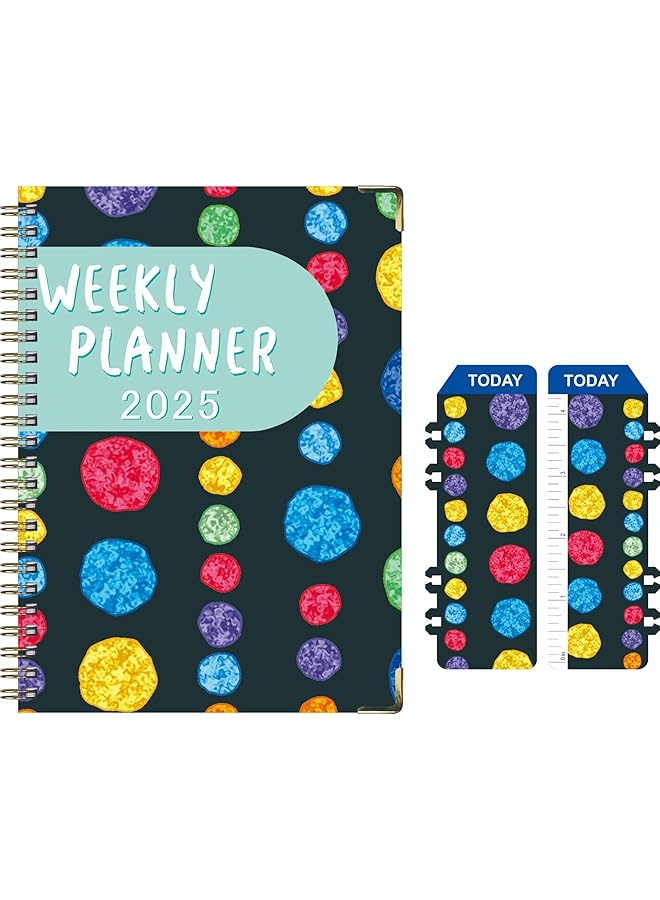 erorex 2025 Planner Planner Notepad Weekly And Monthly Notepad Habit Tracker Academic Planner Notebook Daily Work Planner College Study Supplies Improving Your Time Management Skill B16  - Image 1