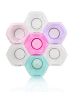 framar FRAMAR Multi-Colored Connect and Color Bowl Set - Mixing Bowls for Hair Color, Hair Bleach, Hair Dye, Coloring Set - 7 Pack  - Image 1