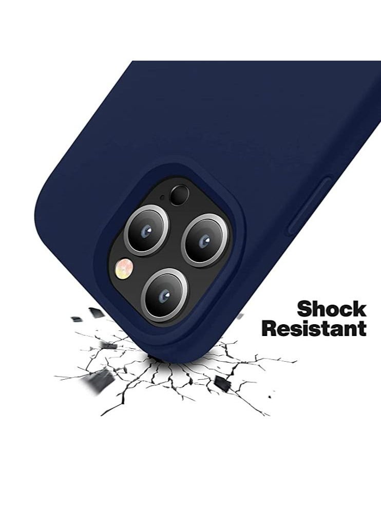 DUSALA - Soft Liquid Silicon Case Compatible with iPhone 13 Pro Case,Shock-Proof Protective Case Matte Finish Cover designed for iPhone 13 Pro (2021)- Light Blue - Image 1