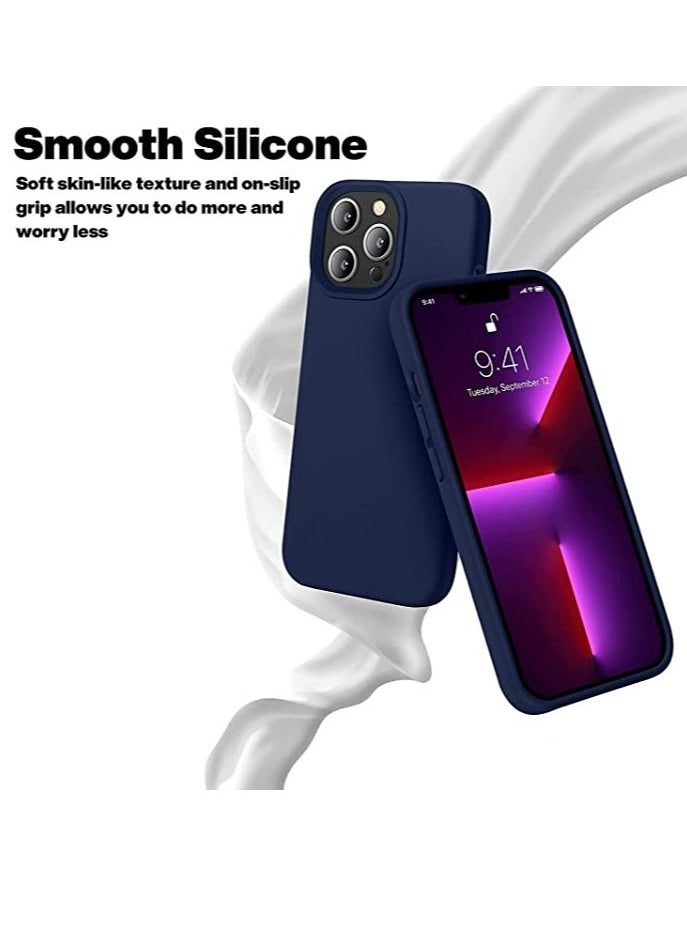 DUSALA - Soft Liquid Silicon Case Compatible with iPhone 13 Pro Case,Shock-Proof Protective Case Matte Finish Cover designed for iPhone 13 Pro (2021)- Light Blue - Image 1