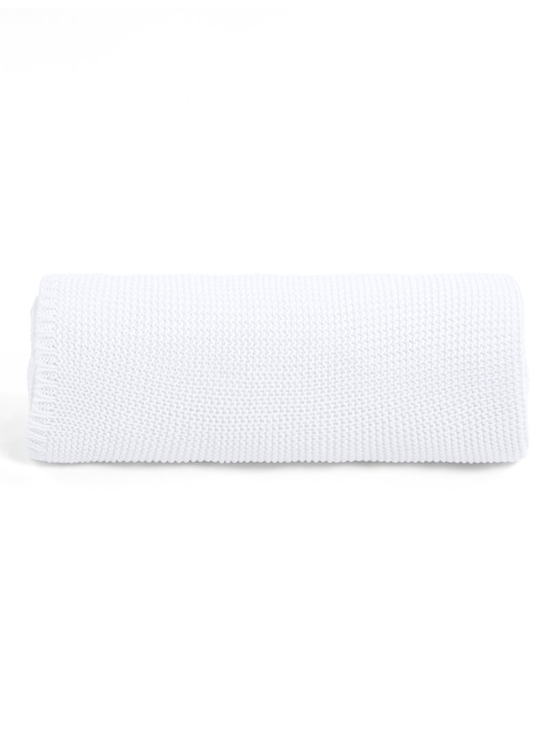 Snuz - طقم سرير أطفال مكون من 3 قطع من قطن جيرسي ناعم - أبيض 90 × 1 × 45 سم - Image 1