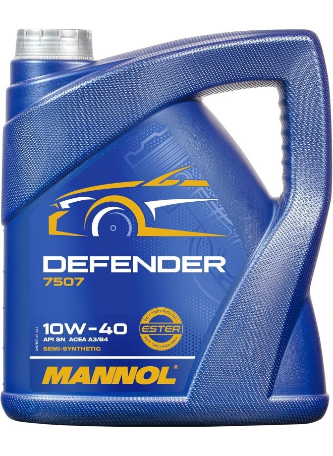 مانول زيت محرك ألماني مع إسترات 7507 Defender 10W-40 سعة 4 لتر  - Image 1