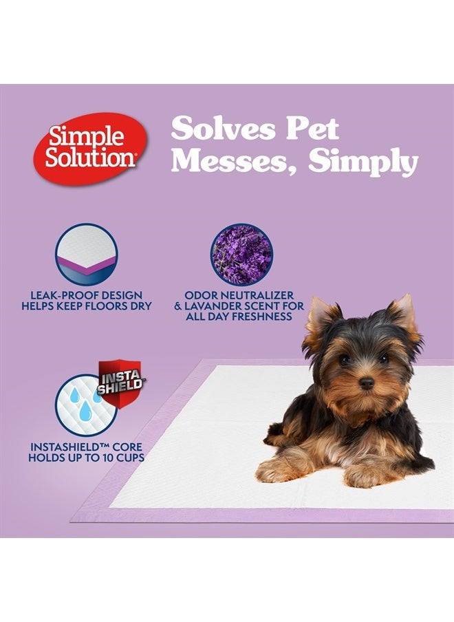 Simple Solution 6-Layer All Day Premium Dog Pads | Lavender Scent | 23 x 24 100 pads  - Image 5