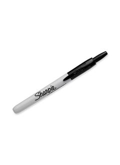 Sharpie 32701 Retractable Permanent Markers, Fine Point, Black, 12 Count Box - 1 Pack - Total Marker Count 12 Markers  - Image 2