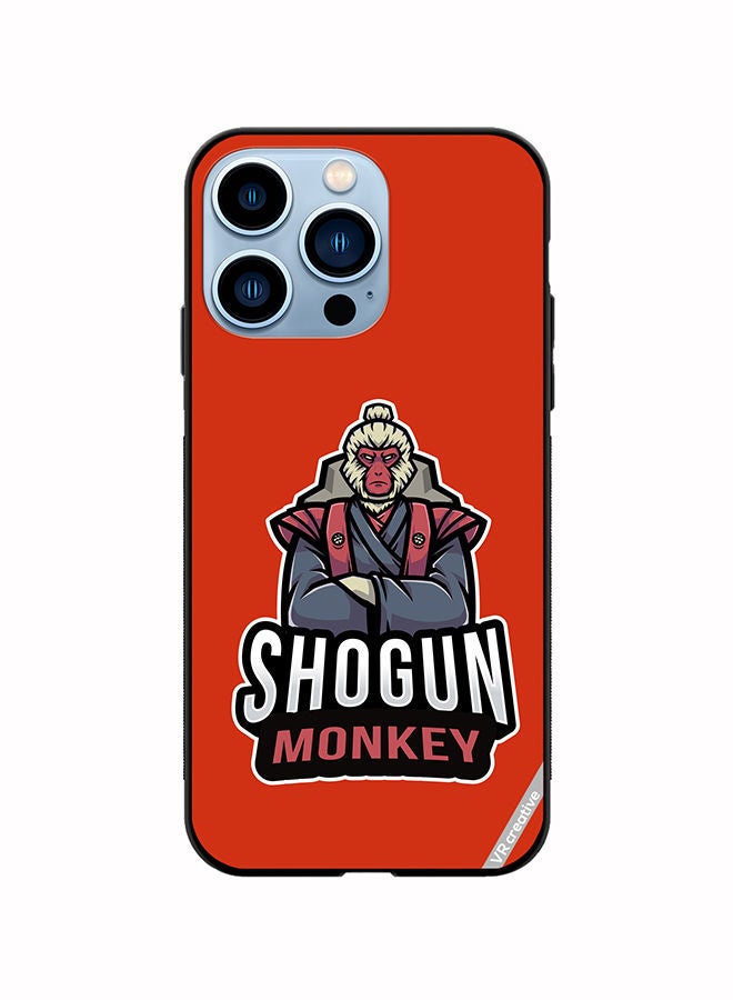 VR CREATIVE Protective Case Cover For Apple iPhone 14 Pro Shogun Monkey Design Multicolour - Image 1