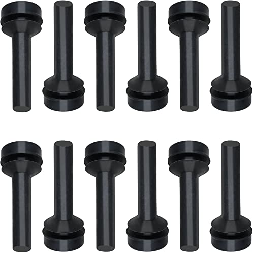 AQBB 12 Pack WB02X24790 Grate Rubber Feet Compatible with GE Gas Stove Top Range Grate Foot Rubber Pads, Fit For GE C2S CG JGS P2B P2S PGB Etc, Stove Grate Rubber Bumpers Replacement Cooktop Grate Foots - Image 2