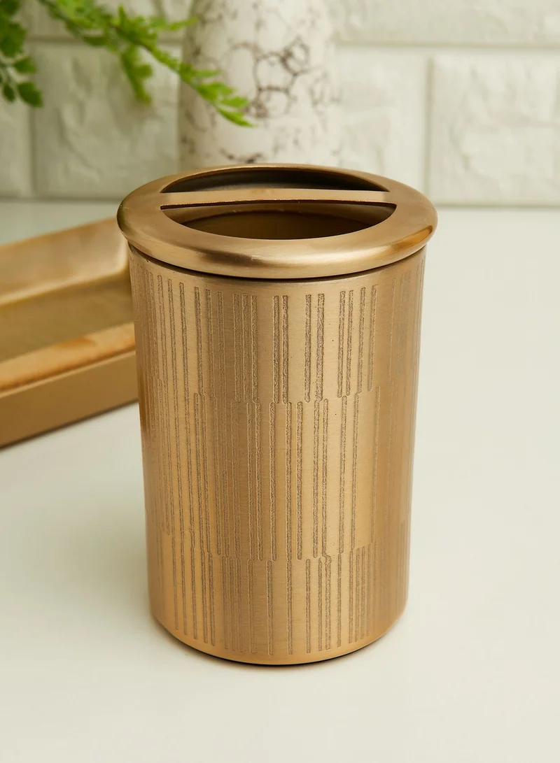 Premier Allegra Champagne Gold Toothbrush Holder