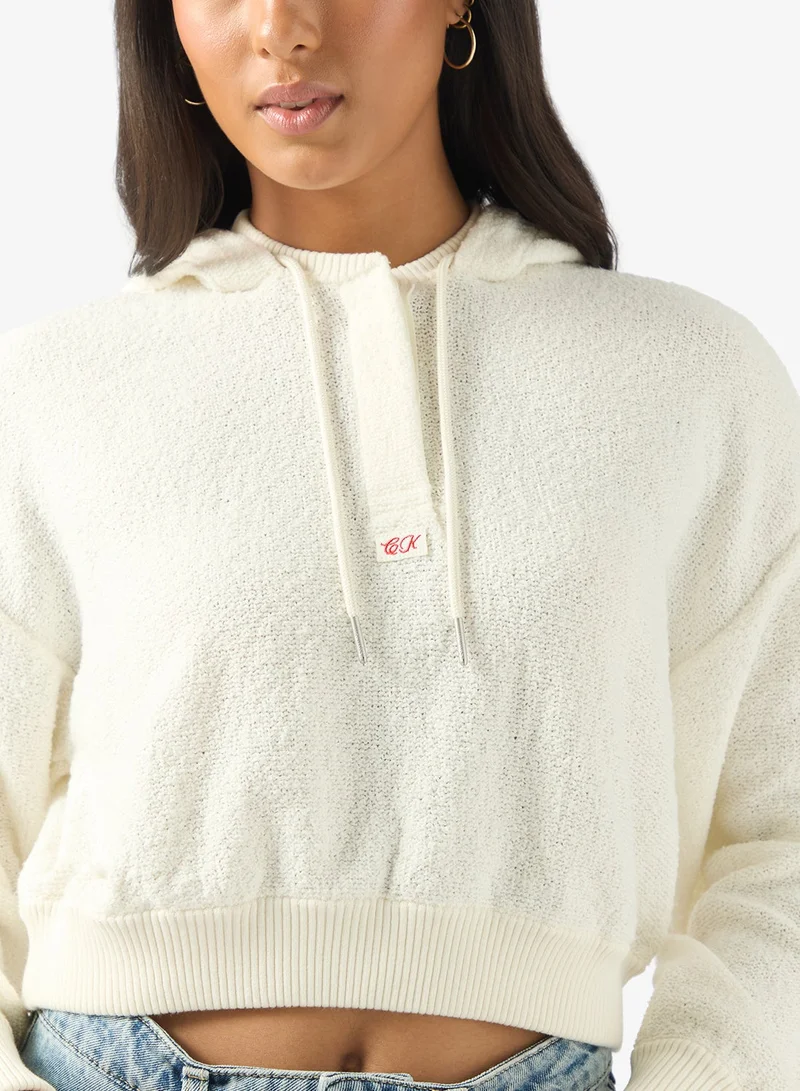Calvin Klein Jeans  Casual Sweater With Hood for Women | Best Price UAE