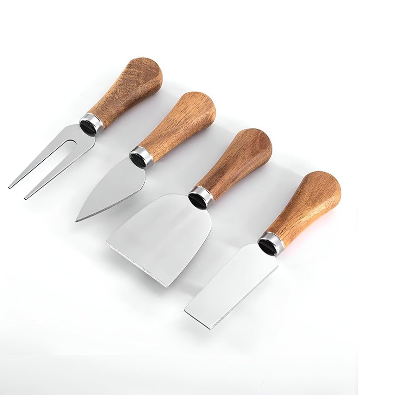 Advanced Stainless Steel Cheese Knives with Ergonomic Handles, Cheese Cutter, Sharp Butter Knife for Cutting Cheese and Spreading Butter Easily, Perfect for Entertaining - Image 4