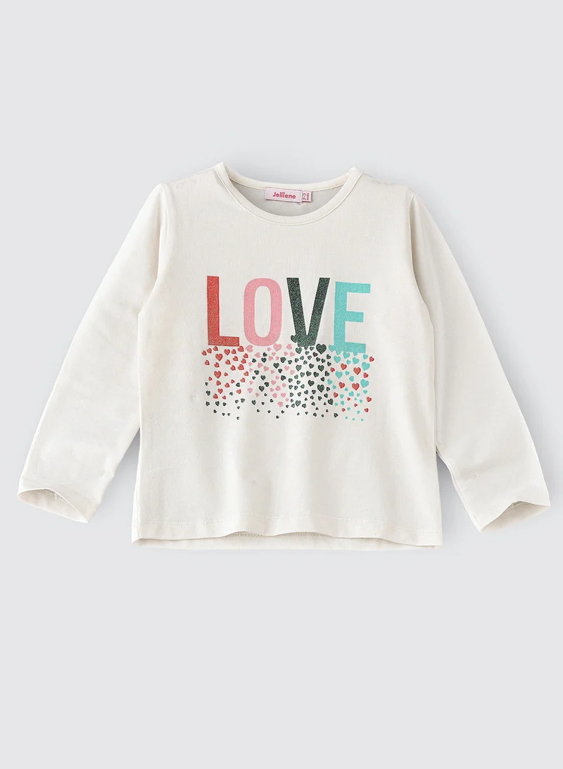 جيلين Sweat top with print at front