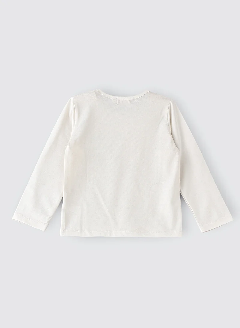 جيلين Sweat top with print at front