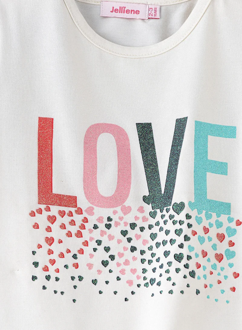 Jelliene Sweat top with print at front