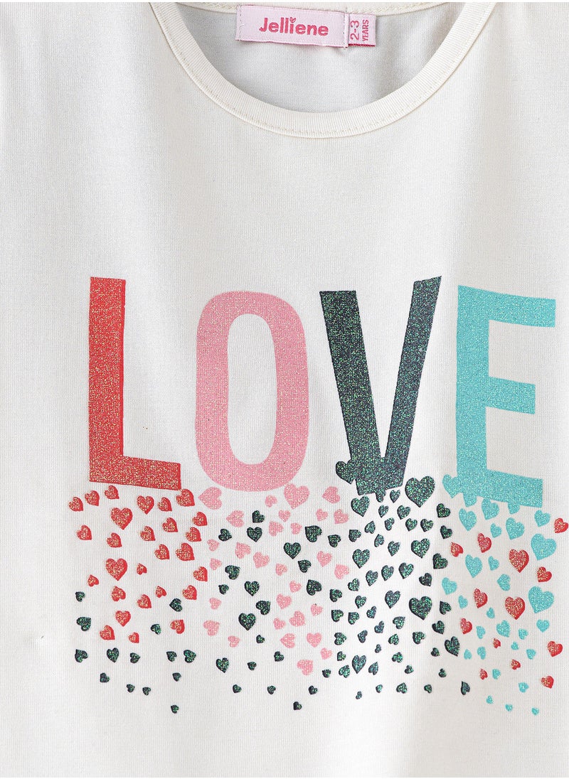 Jelliene - Sweat top with print at front - Image 1