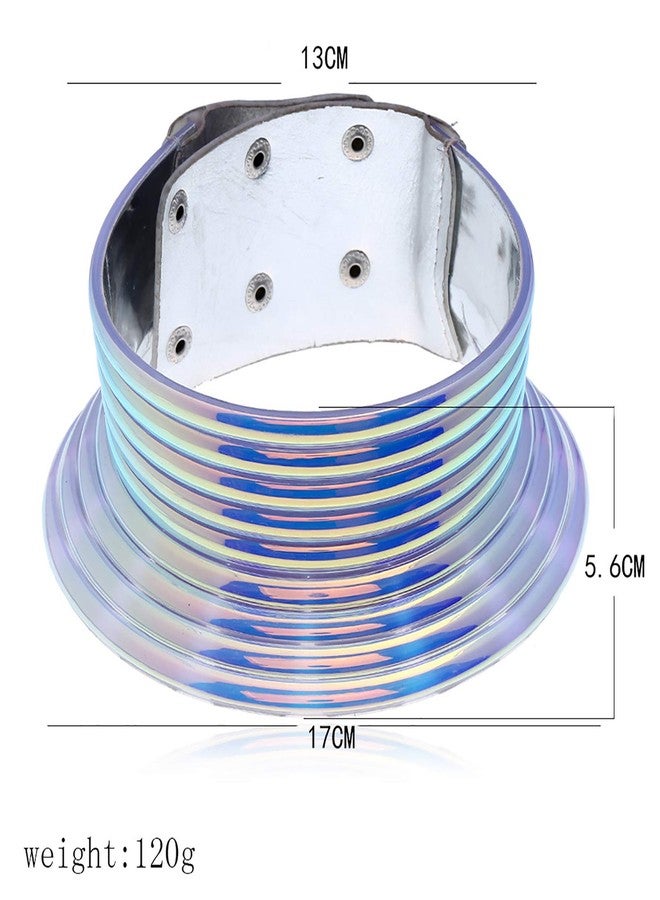 HENGYID African chocker Necklace - Ankara Jewelry - Sunkissed Kente Choker & Bib African Necklace Jewelry (COLORFUL) - Image 4