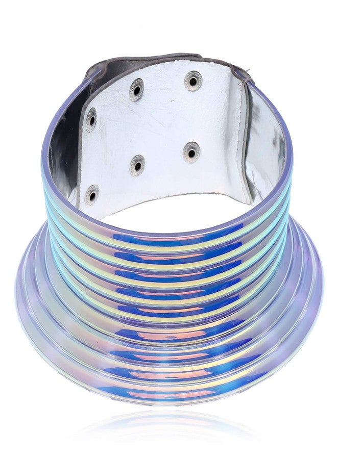 HENGYID African chocker Necklace - Ankara Jewelry - Sunkissed Kente Choker & Bib African Necklace Jewelry (COLORFUL) - Image 1