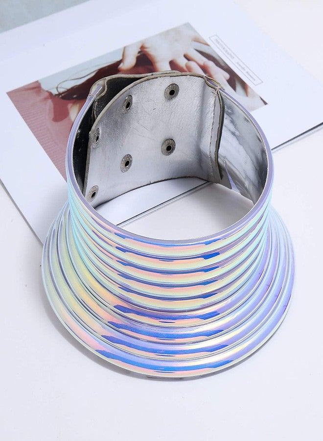 HENGYID African chocker Necklace - Ankara Jewelry - Sunkissed Kente Choker & Bib African Necklace Jewelry (COLORFUL) - Image 2