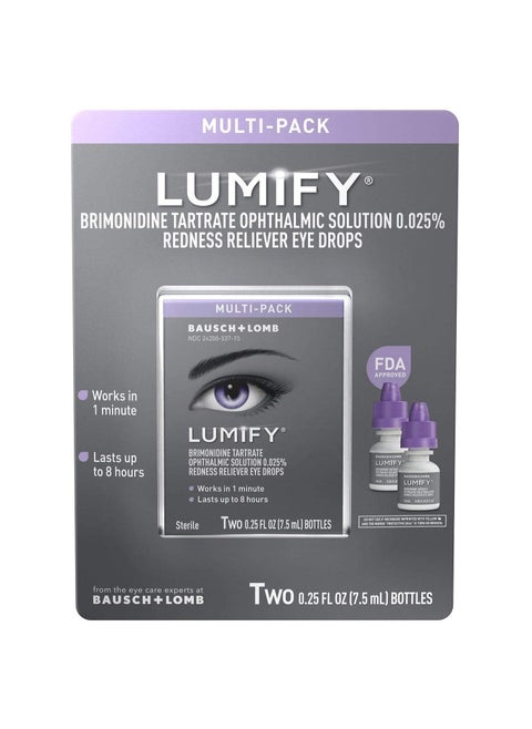 Redness Reliever Eye Drops 7.5ml pack of 2