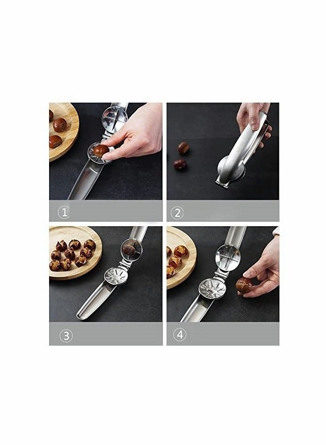 Premium Nutcracker Chestnut Clip - Easy-to-Use Nut Cracker Tool with Ergonomic Handle - Image 3