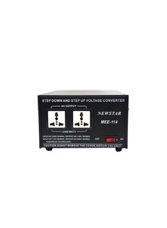 TechFort Step Down And Up Voltage Converter Black  - Image 1