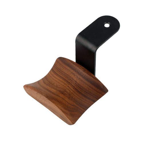 KiaoTime Headphone Hanger Holder - Walnut Wood Headset Stand, Universal Fit (Under-Desk Mount) - Image 1