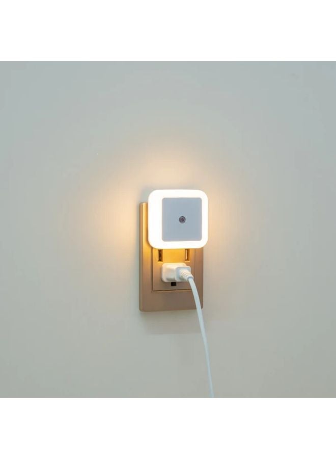 4PCS Smart LED Motion Sensor Night Light Warm White Dusk To Dawn For Bedroom - Image 2