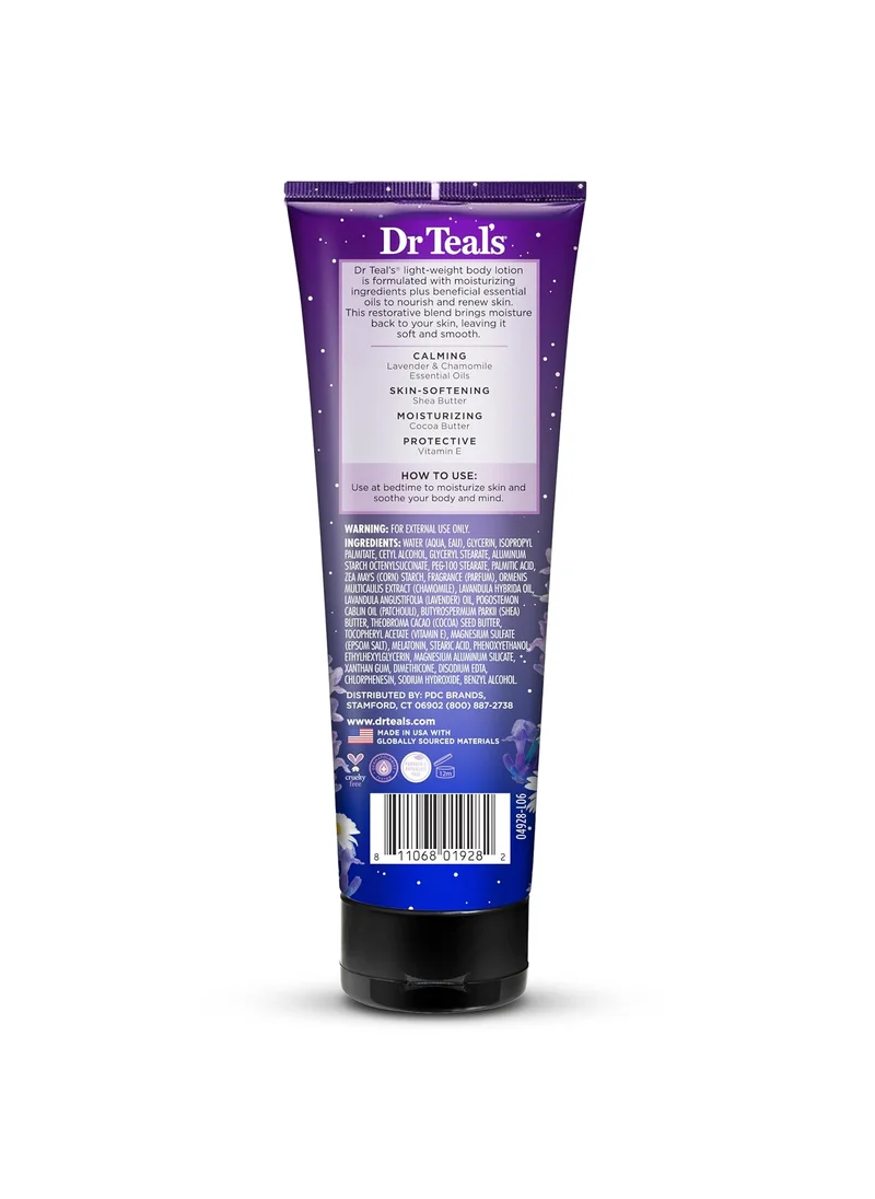 دكتور تيل Dr Teal's Sleep Body Lotion -Melatonin & Essential Oils 226.8 g