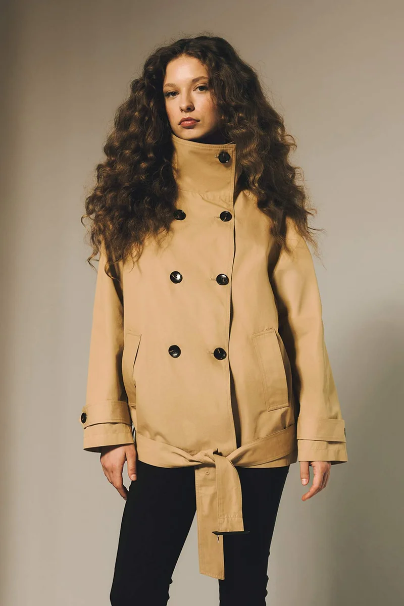 ديفاكتو Regular Fit Trench Coat
