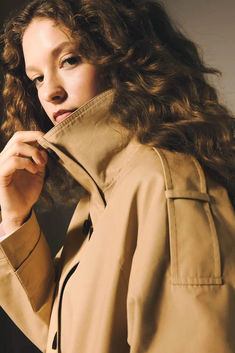 ديفاكتو Regular Fit Trench Coat
