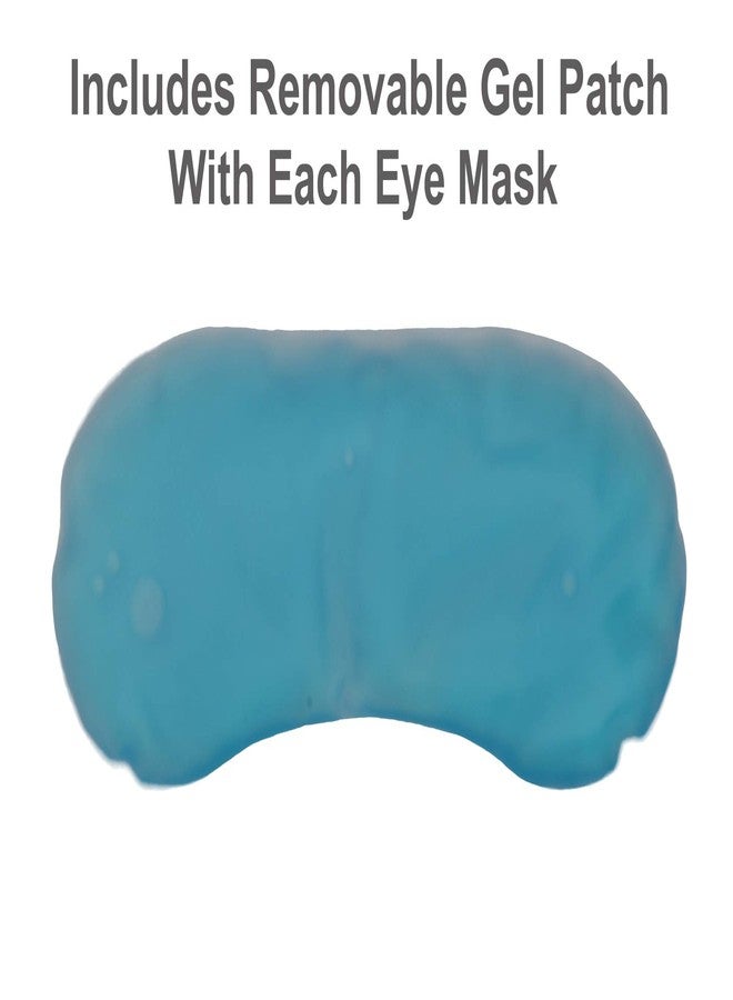 STORE 2508 Fabric Eye Mask With Cooling Gel For Sleeping Men Women For Night Deep Sleep (2 Pcs Panda Eyes, Multi) - Image 5