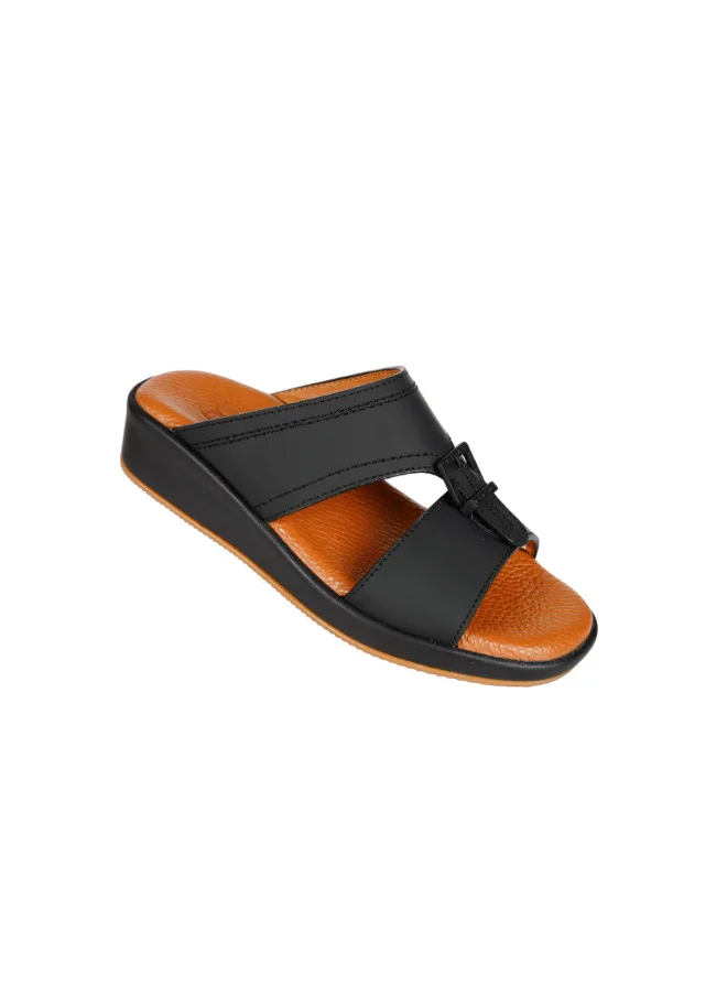 barjeel uno 008-3446 Barjeel Boys Arabic Sandals BBJM-07 Black