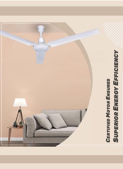 MODI 56 Inch 3-Blade Indoor Ceiling Fan White And 5 Speed Control - pzsku/Z9A4BD0F8A4A638F201A6Z/45/_/1714801022/26829548-3964-4dc4-ab8d-b5c5f9fc6e31