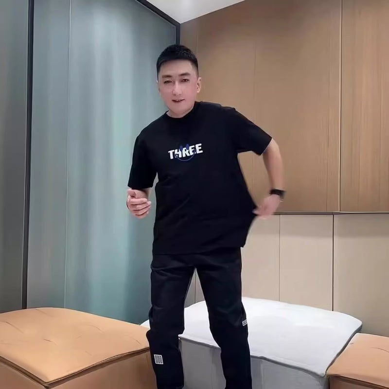 Arrival Men'S All-Match Simple Light Mature Letter Printed Short-Sleeved T-Shirt Korean Fashionable Half-Sleeved Simple Top 1 - Image 3