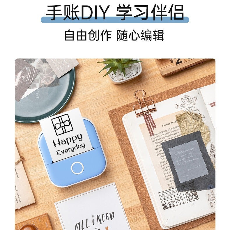 Phomemot02 Mini Thermal Label Printer Small Household Portable Printer No Ink Wrong Problem Printer - Image 4